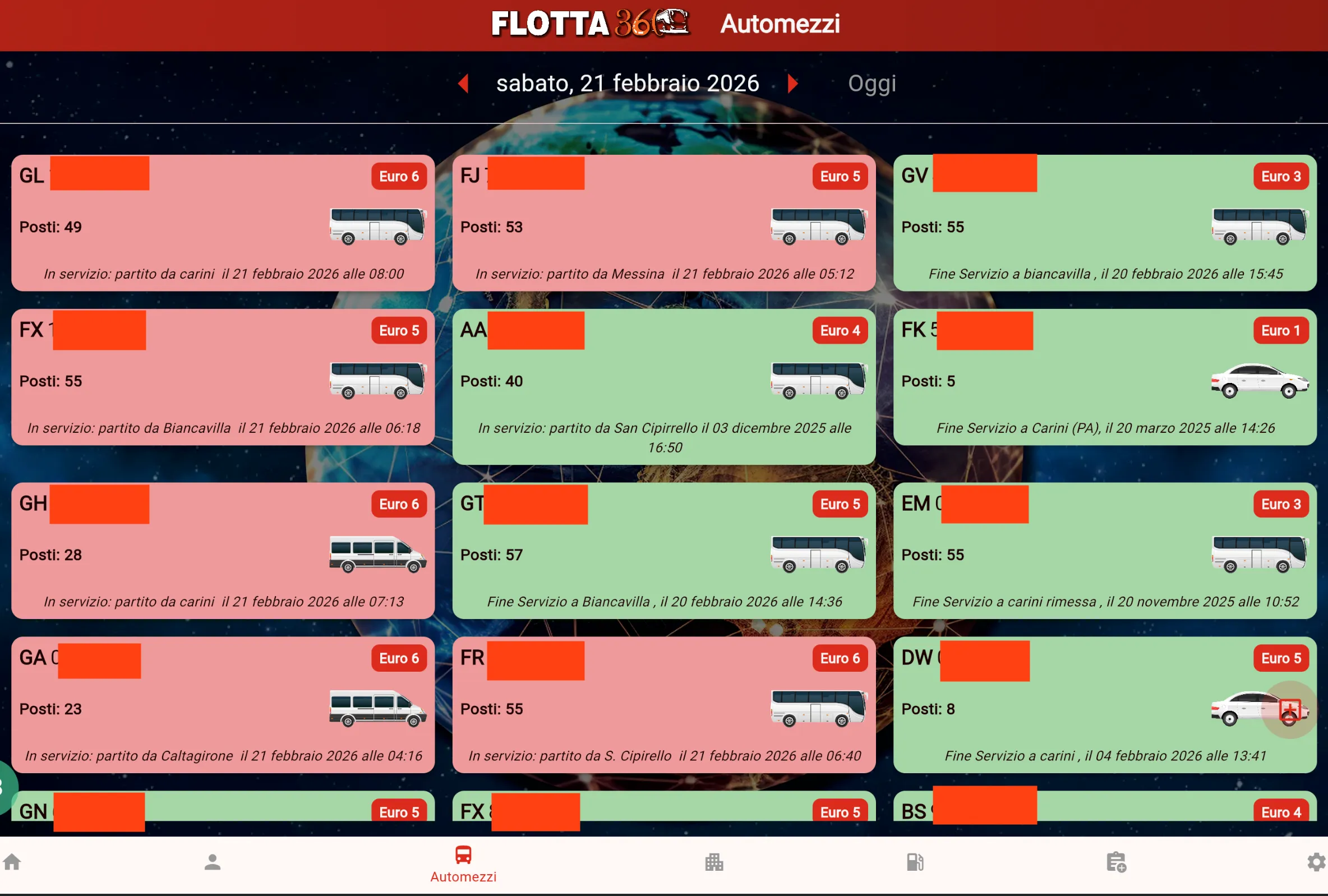 Flotta 360 — gestione mezzi