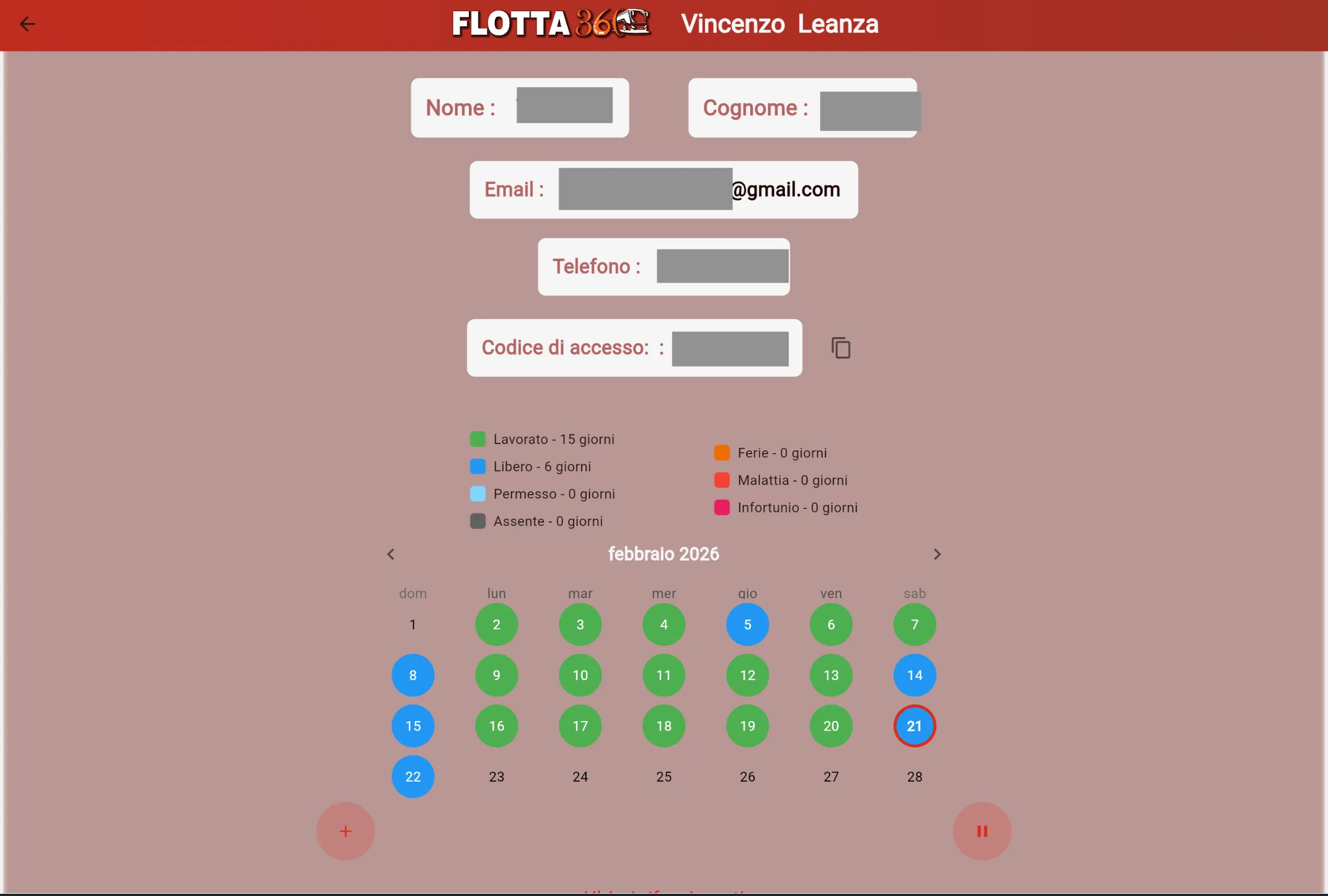 Flotta 360 — calendario autista