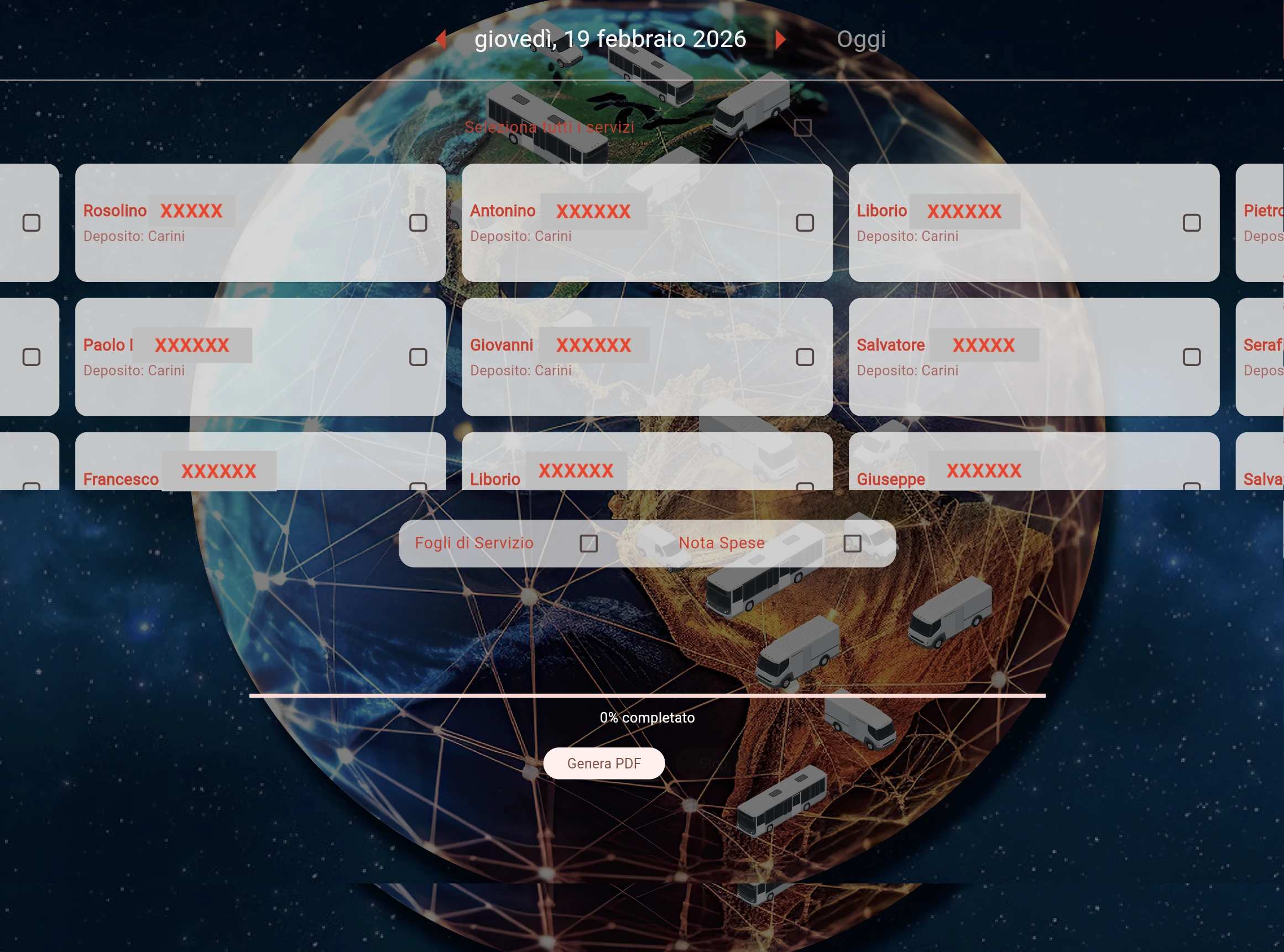 Flotta 360 — riepilogo documenti